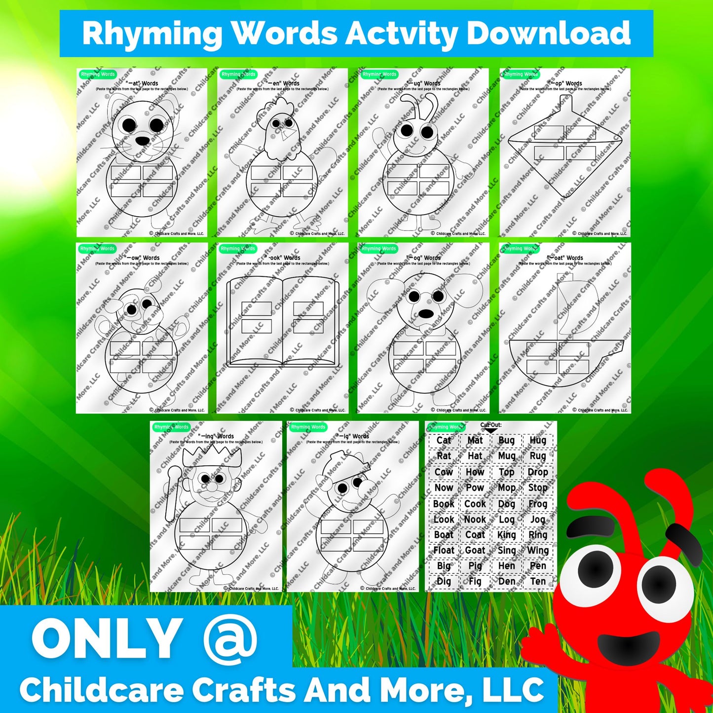 Rhyming Activities Binder Download