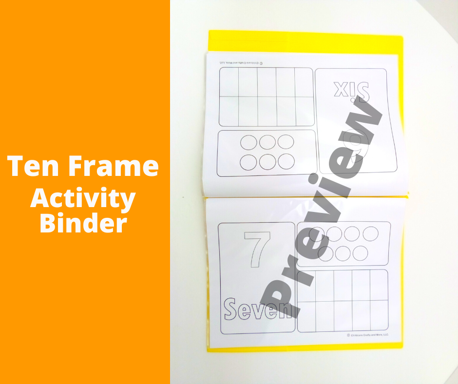 Ten Frame Activity Binder (DOWNLOAD)