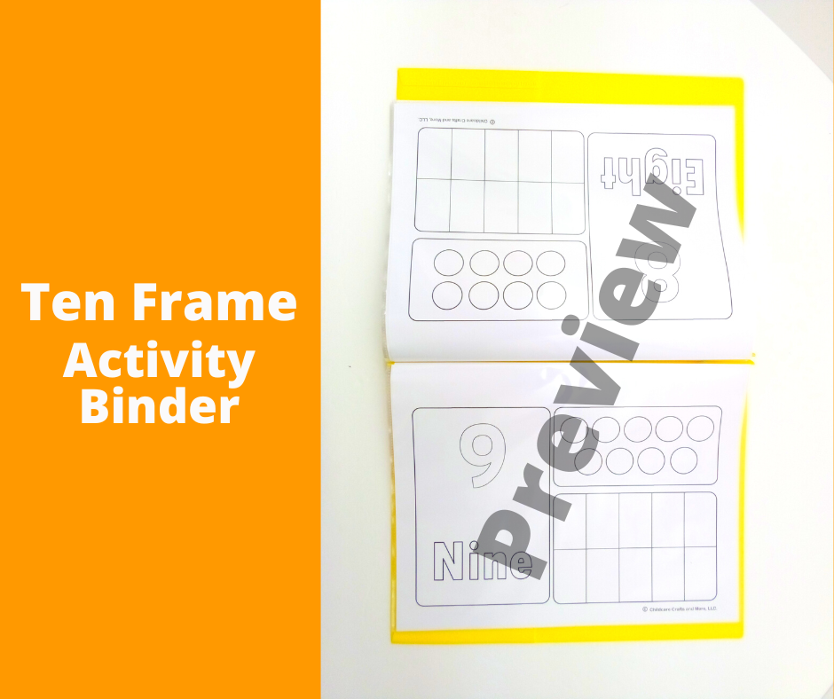 Ten Frame Activity Binder (DOWNLOAD)