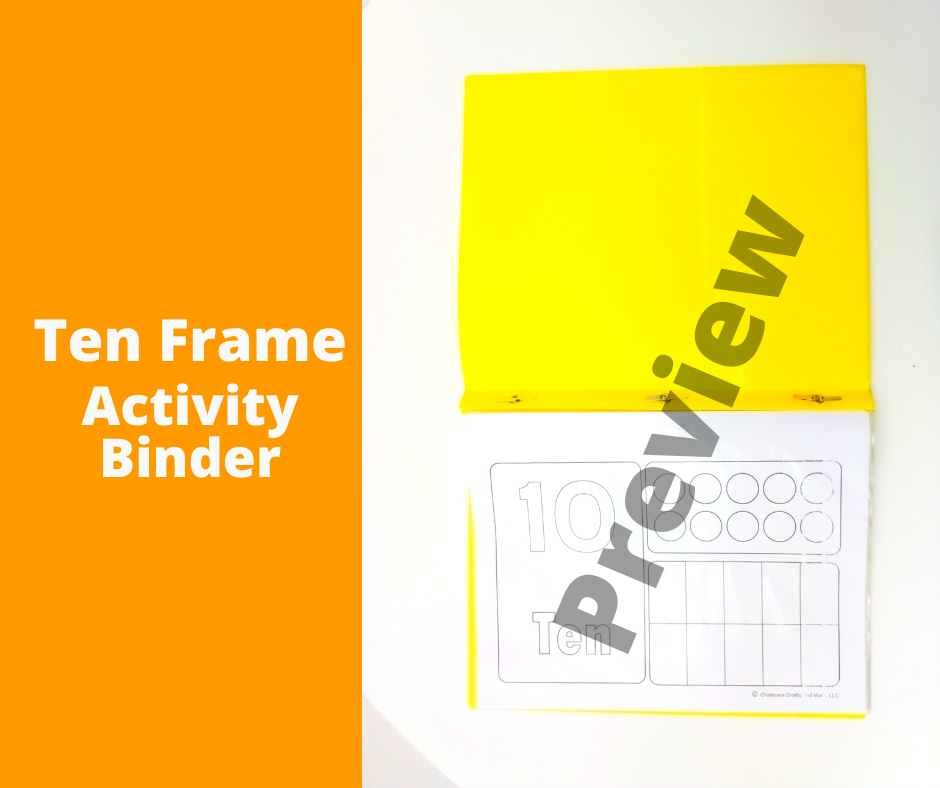 Ten Frame Activity Binder (DOWNLOAD)