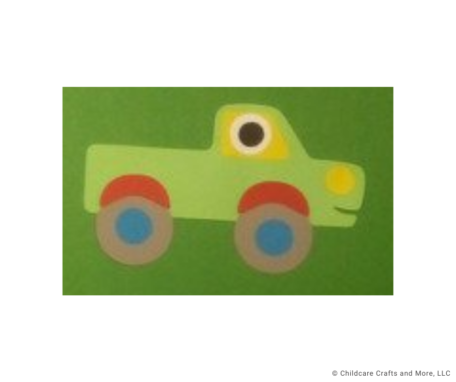 Green Pickup Truck Craft Kit