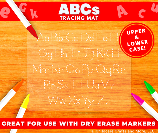 ABCs Upper & Lowercase Tracing Mat