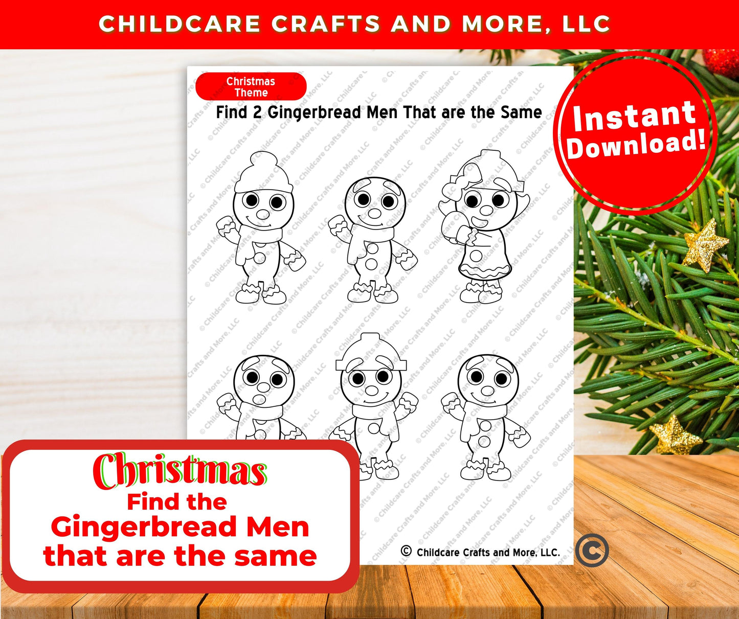 Find the Gingerbread Men That Are The Same Christmas Single Download