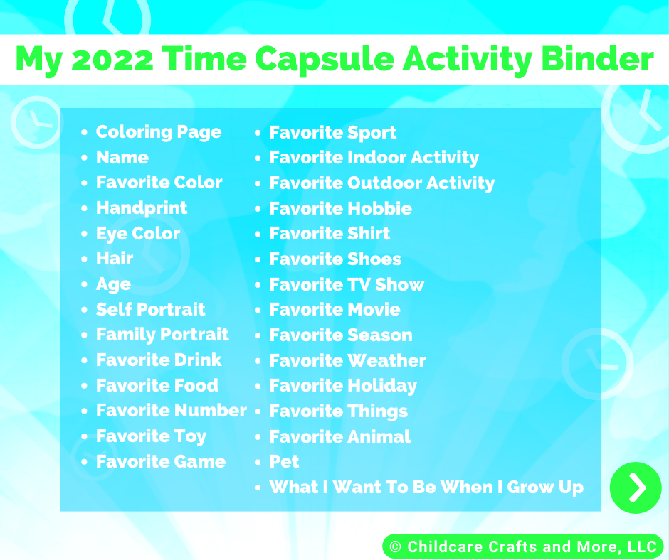 My Time Capsule Binder Download