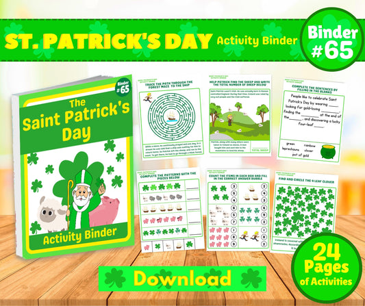 Saint Patrick's Day Activity Binder - Download
