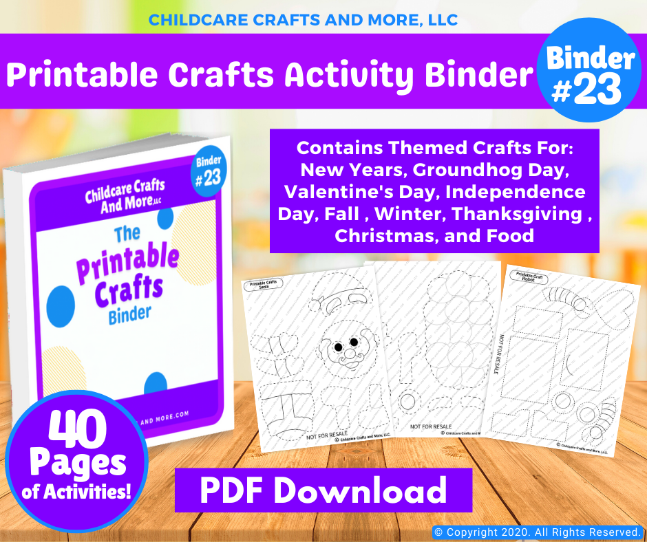 Printable Crafts Binder DOWNLOAD