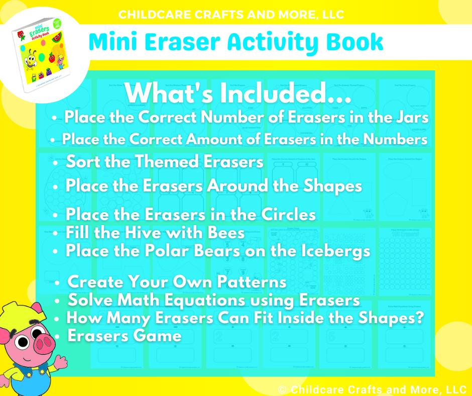 Mini Eraser Activity Binder Download
