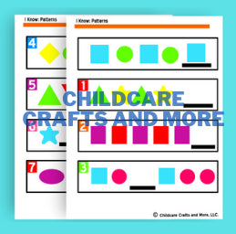 "I Know: Patterns" Shapes Pattern activity