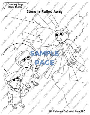 The Empty Tomb & The Soldiers Coloring Page