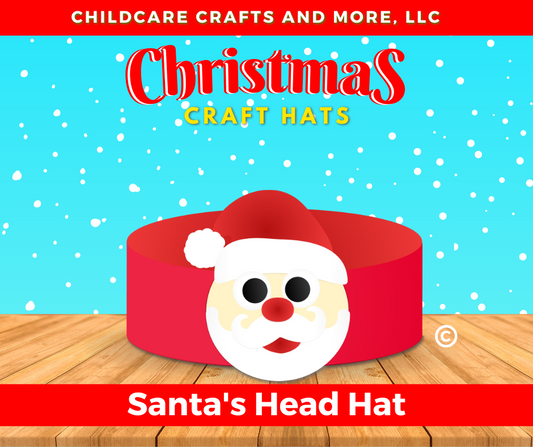 Santa's Head Hat Craft Kit