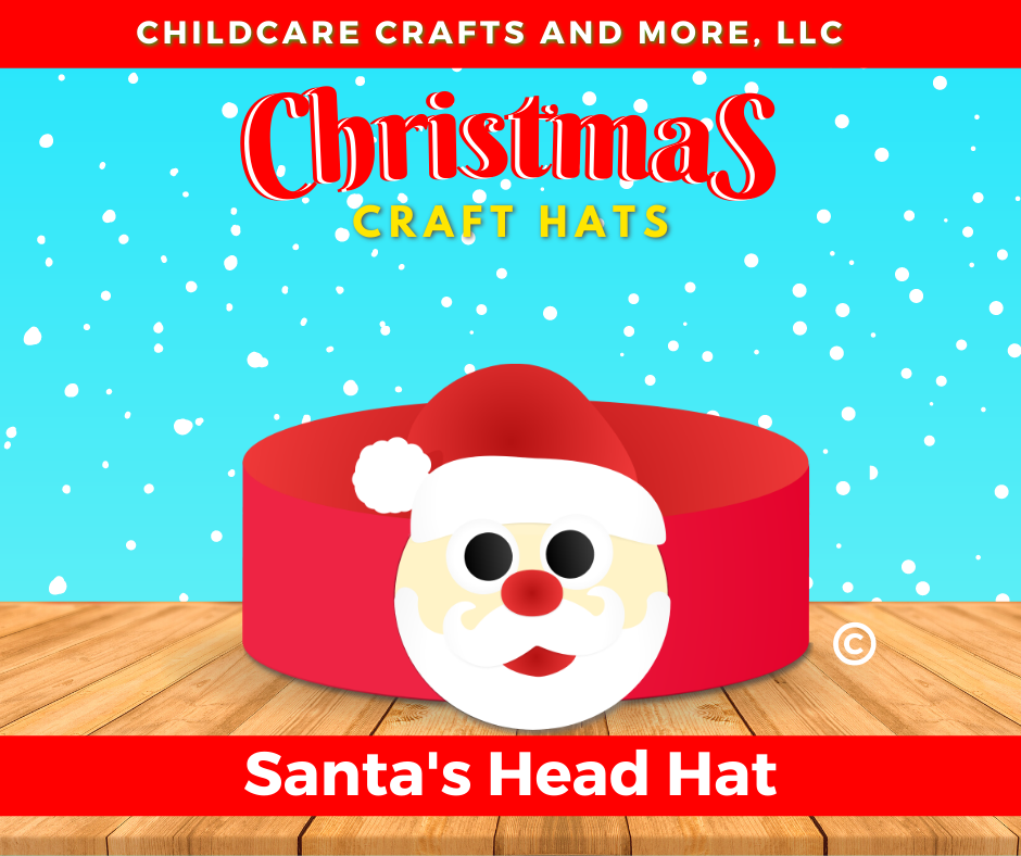 Santa's Head Hat Craft Kit