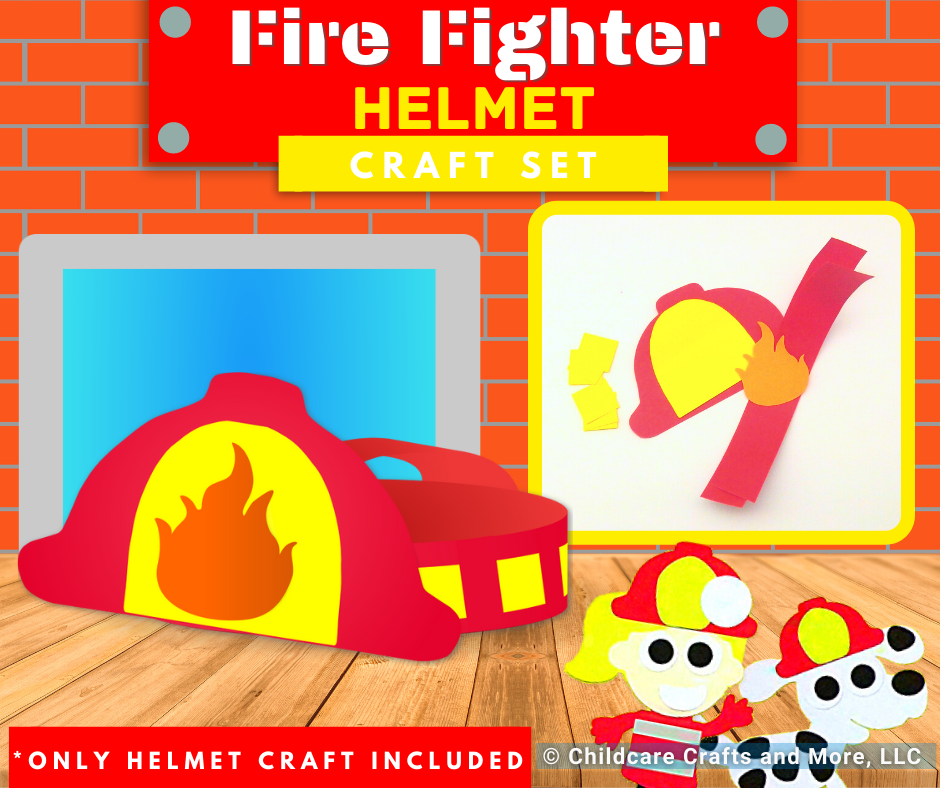fire-fighter-helmet-craft-kit-childcare-crafts-and-more-llc for Free Printable Firefighter Hat Template Fire Fighter Helmet Craft Kit – Childcare Crafts and More, LLC for Free Printable Firefighter Hat Template
