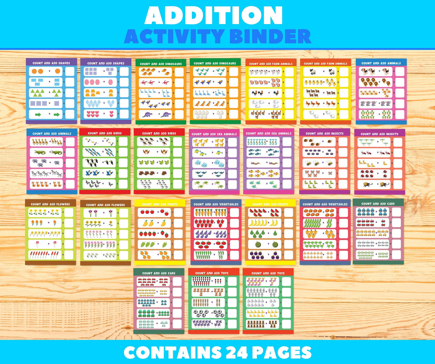 Addition Activity Binder Download