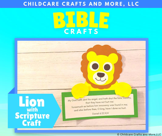 Lion with Scripture Craft