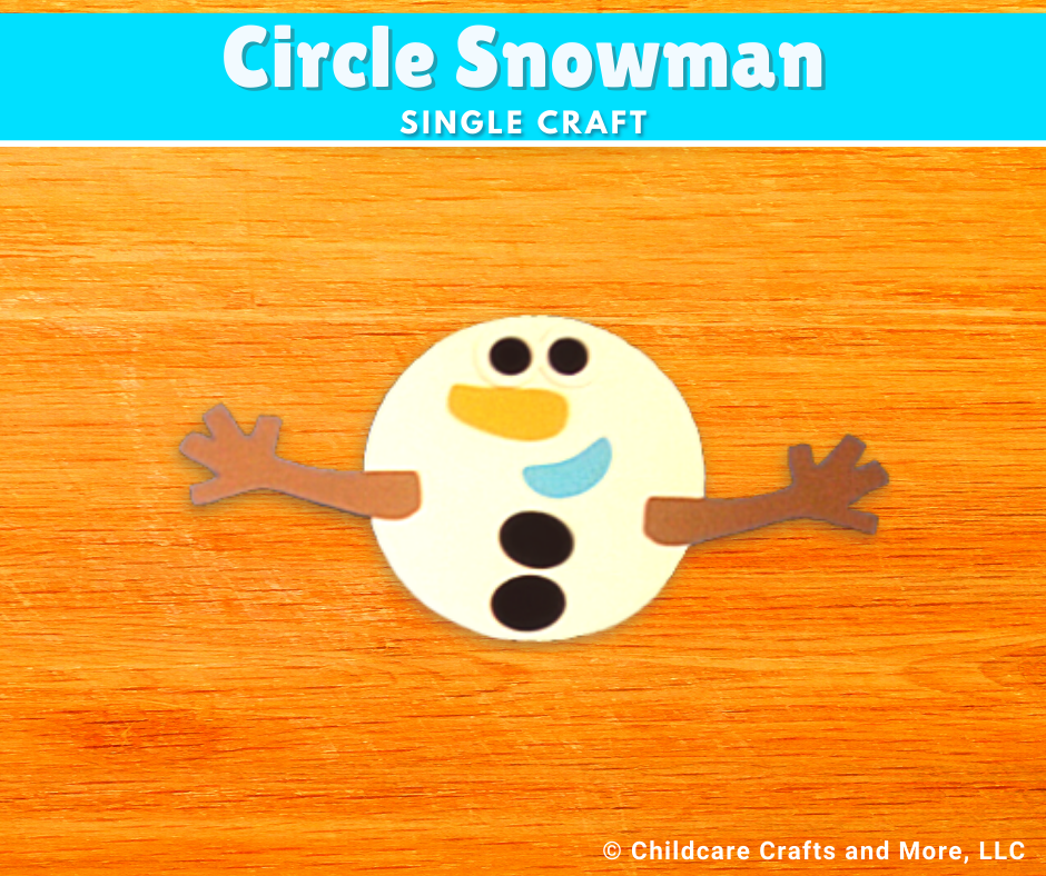 Circle Snowman Single Craft