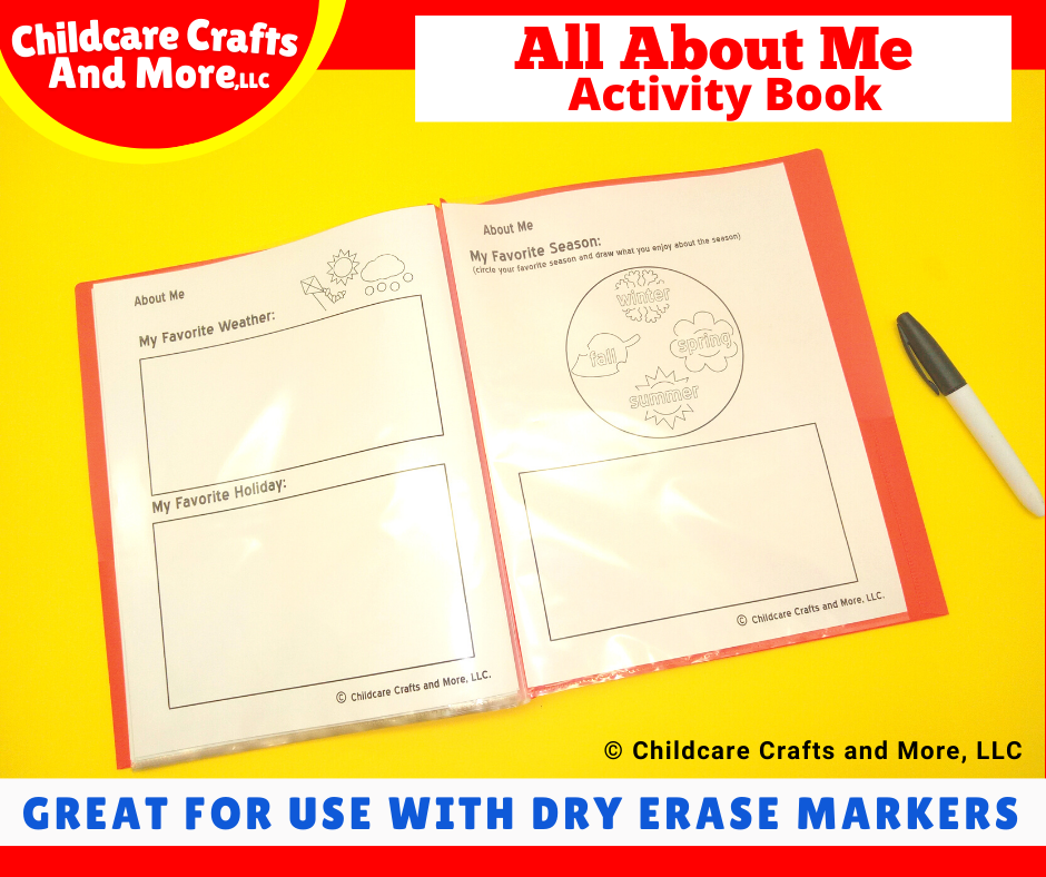 All About Me Activity Book (Print Edition)