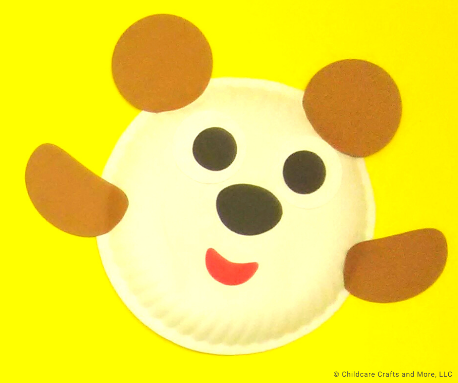 Paper Plate Bear Craft Kit