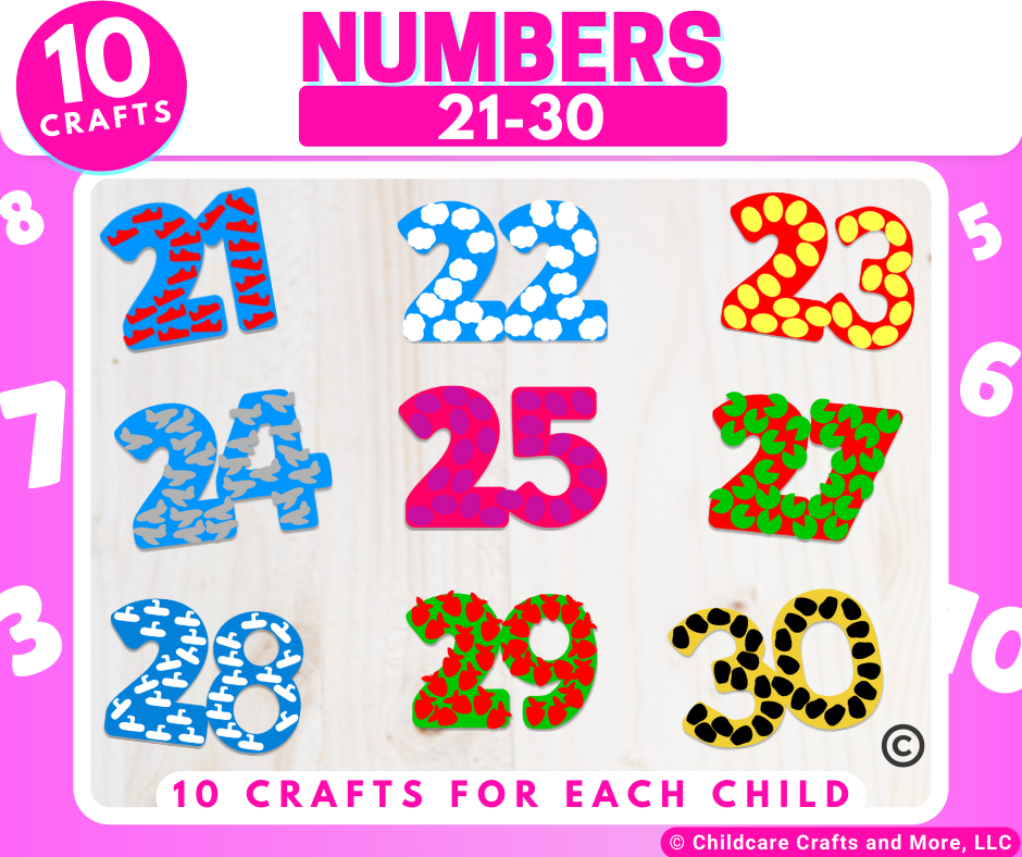 Numbers Theme (21-30)