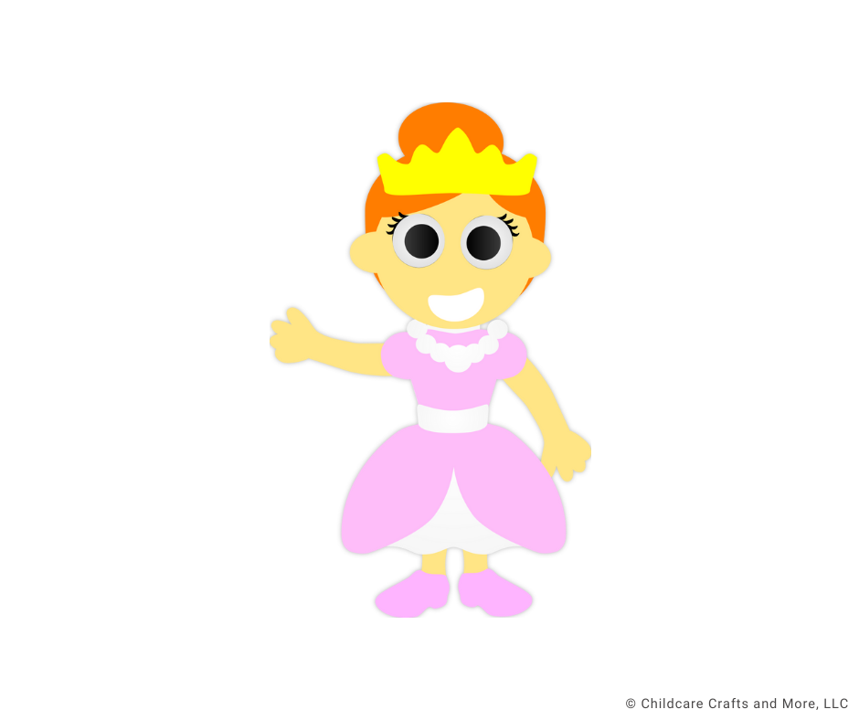 Princess With Pink Dress Single Craft Kit