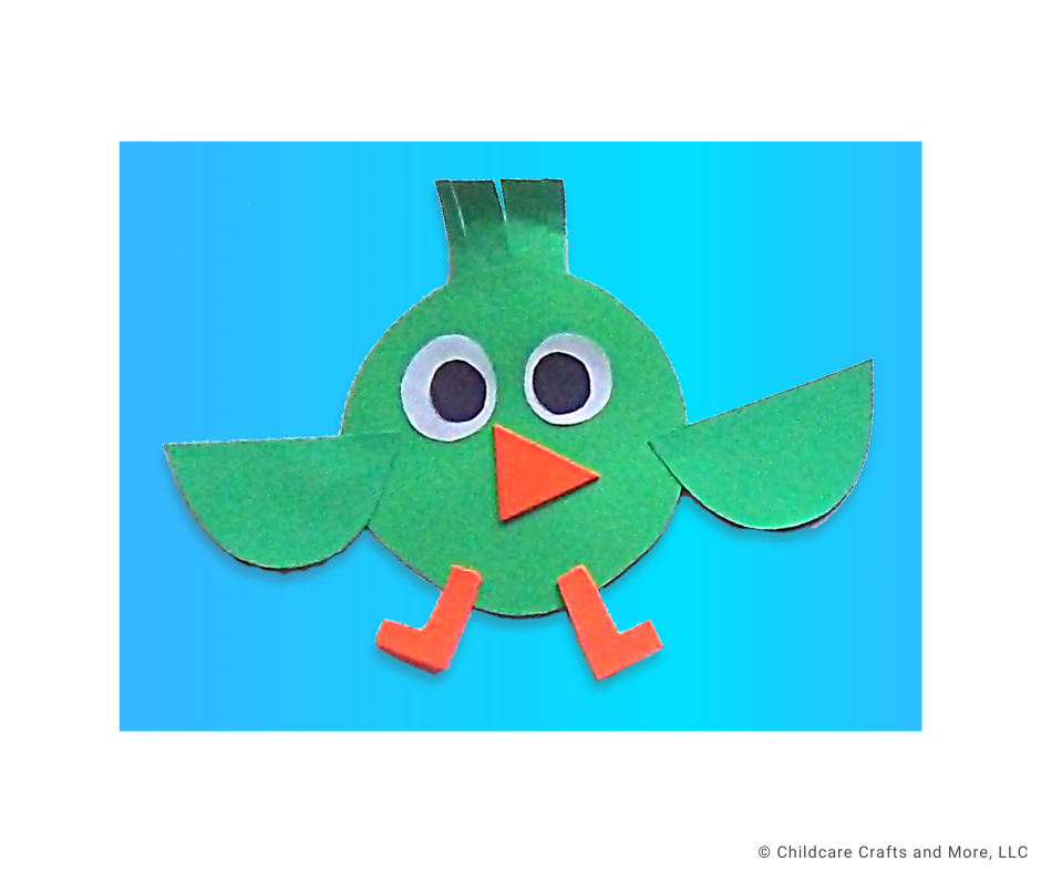 Baby Green Bird Craft Kit