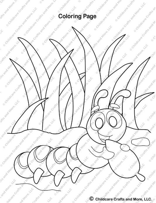 Caterpillar Coloring Page Download