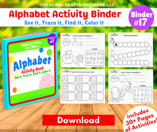 Alphabet Activity Binder DOWNLOAD