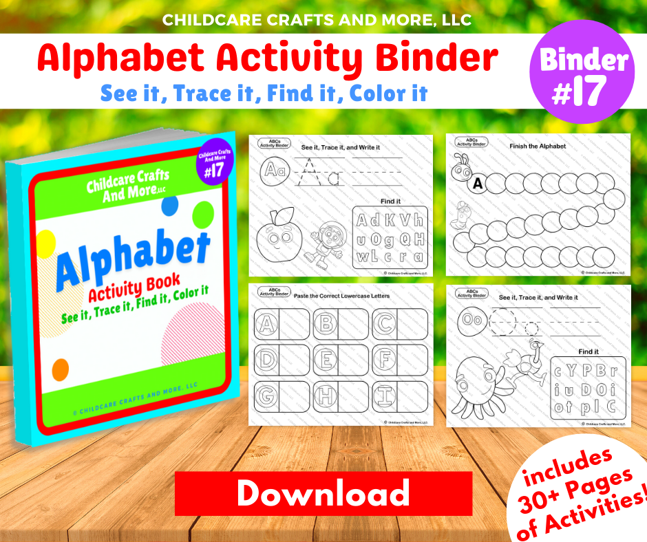Alphabet Activity Binder DOWNLOAD