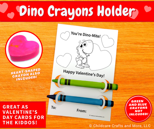 Dino Crayons Holder