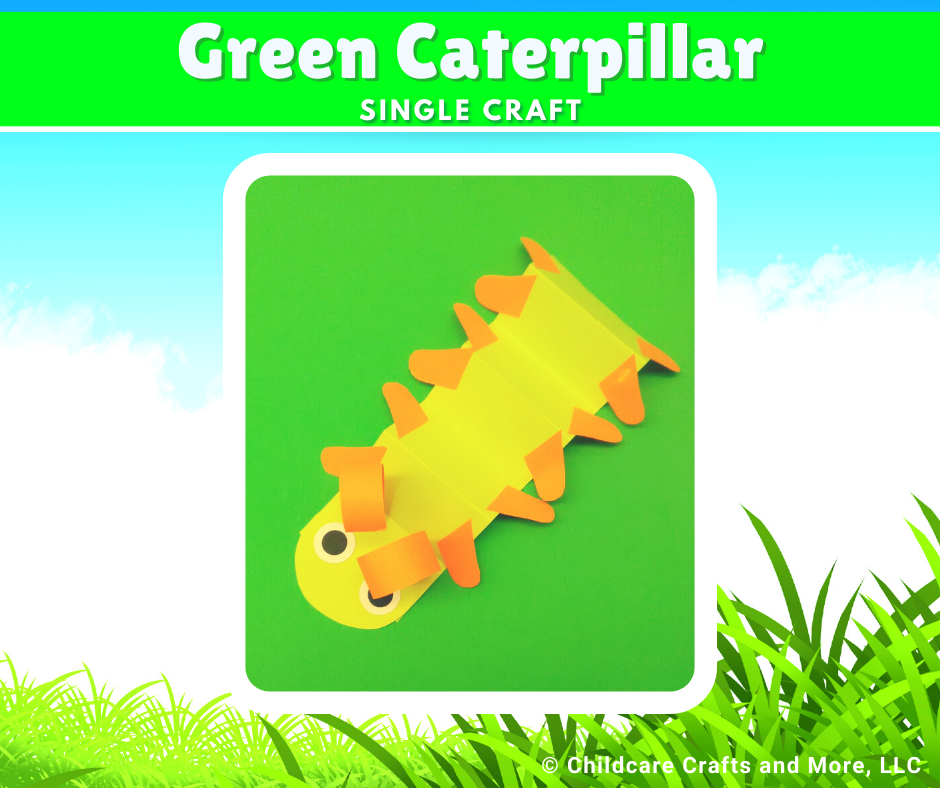 Green Caterpillar Craft Kit