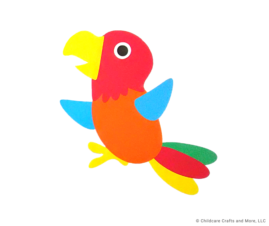 Rainbow Parrow Craft Kit
