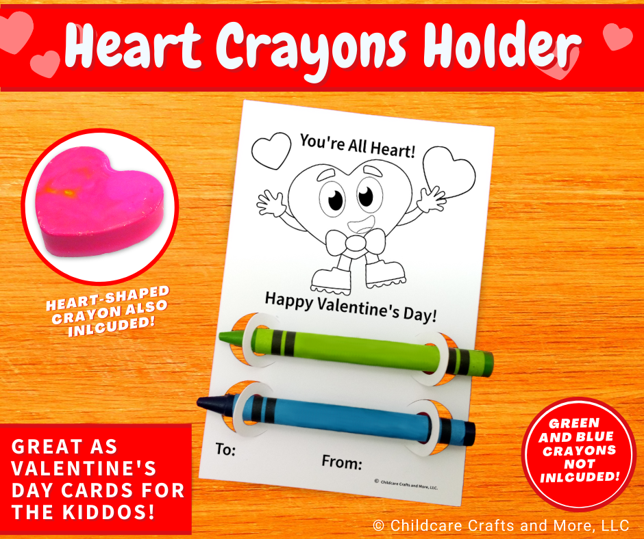 Heart Crayons Holder