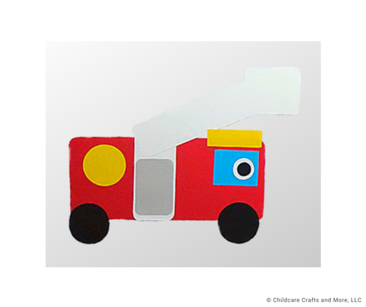 Firefighter Truck Craft Kit