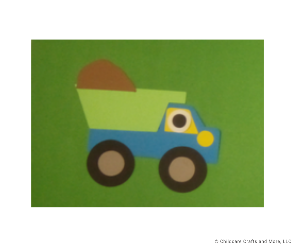 Green Dump Truck Craft Kit
