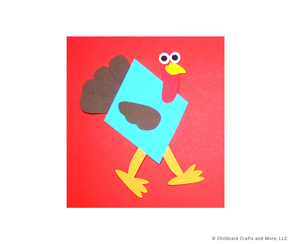 Rhombus Turkey Shape Craft Kit