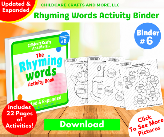 Rhyming Activities Binder Download