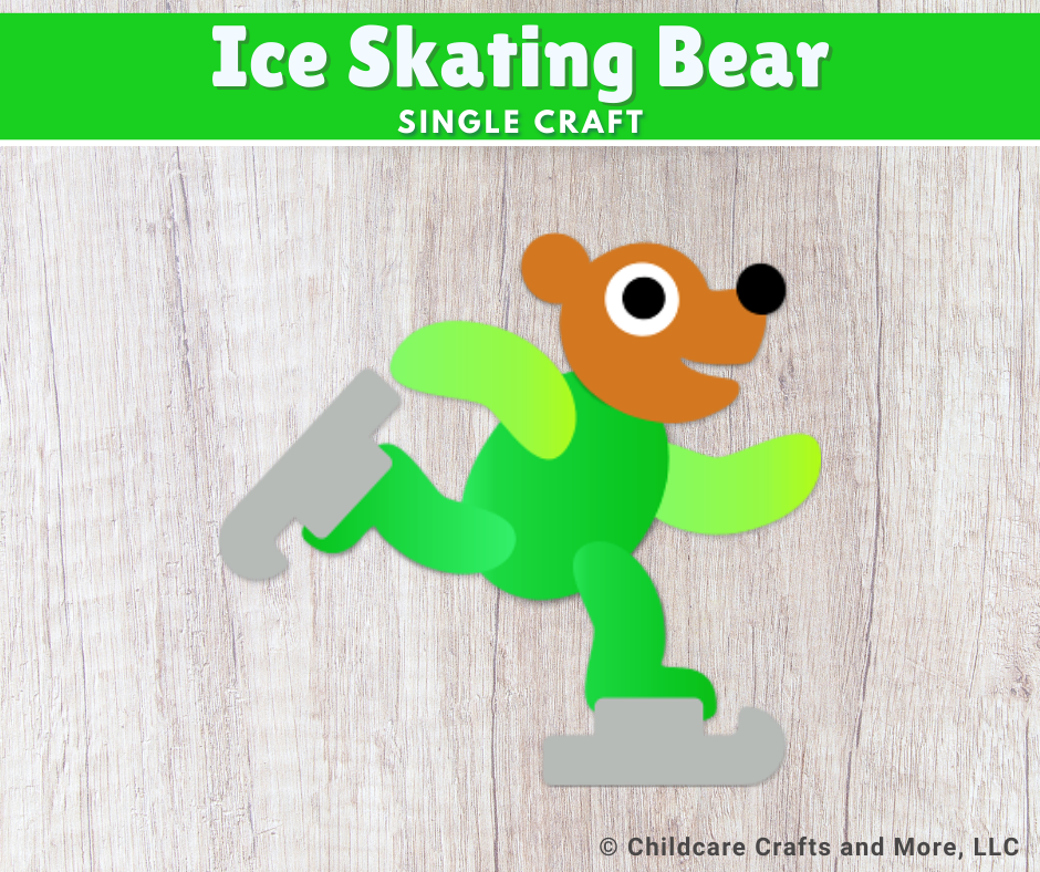 Ice Skating Bear