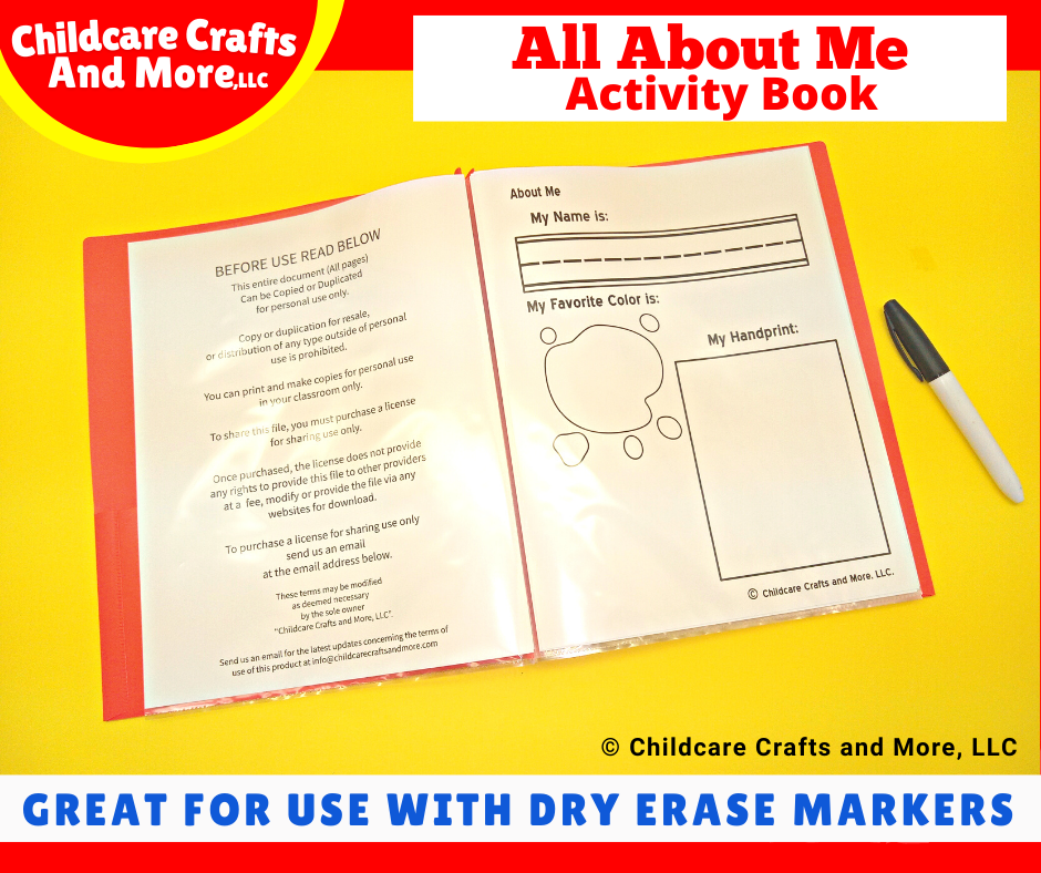 All About Me Activity Book (Print Edition)