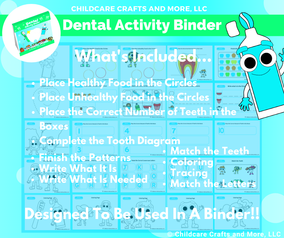 Dental Activity Binder Download