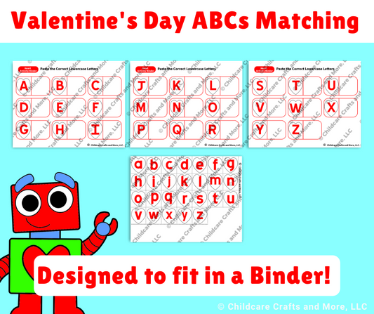 Valentine's Day ABCs Matching Download