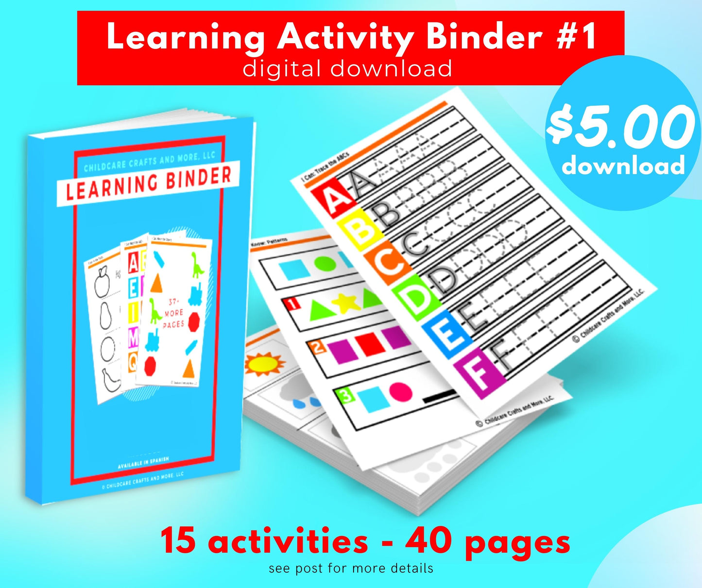 #1 Learning Activities Binder Download