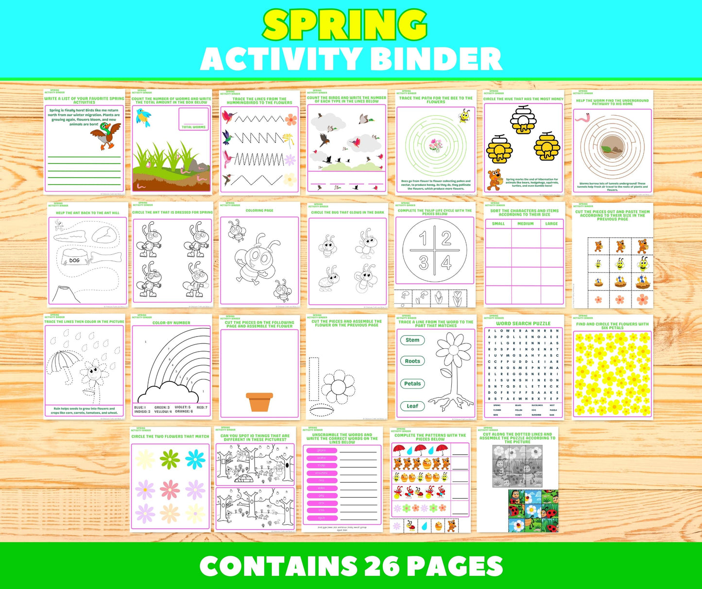 Spring Activity Binder - Download