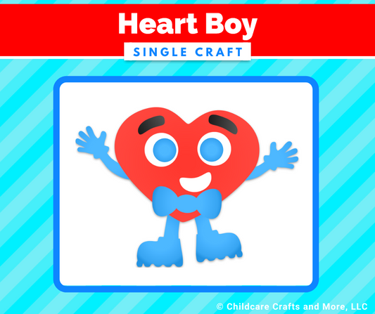 Heart Boy Single Craft Kit