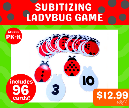 Subitizing Ladybug Set