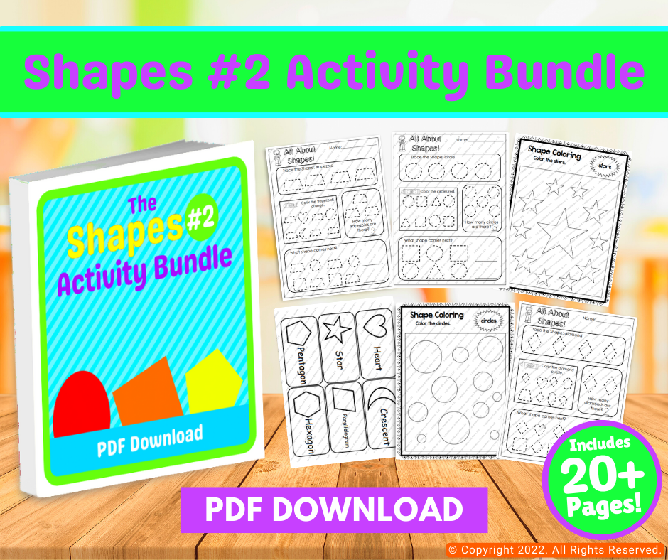 Shapes #2 Activity Bundle DOWNLOAD