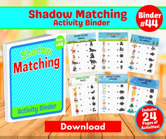 Shadow Matching Activity Binder Download