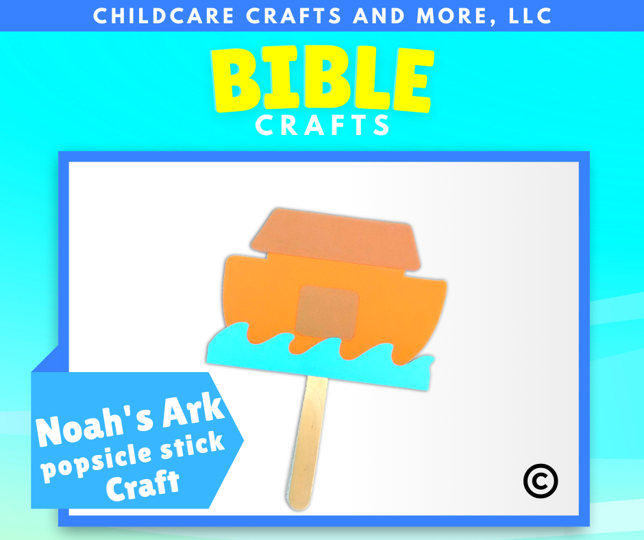 Noah's Ark Popsicle Stick Bible Craft