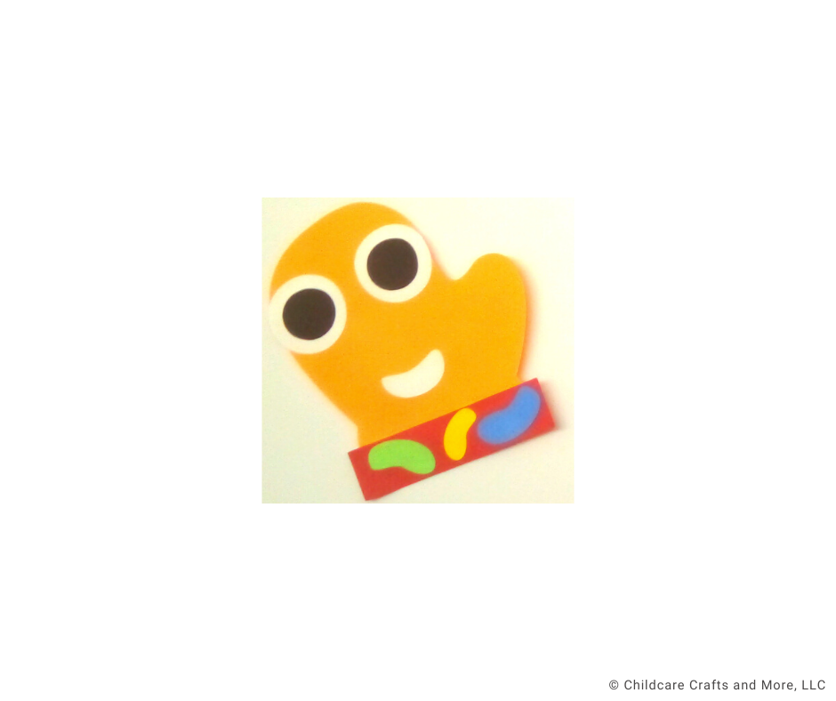 Orange Mitten Single Craft