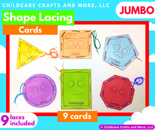 Shape Lacing Cards