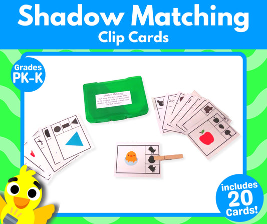 Shadow Matching Clip Cards (Task Box Activity) - Download