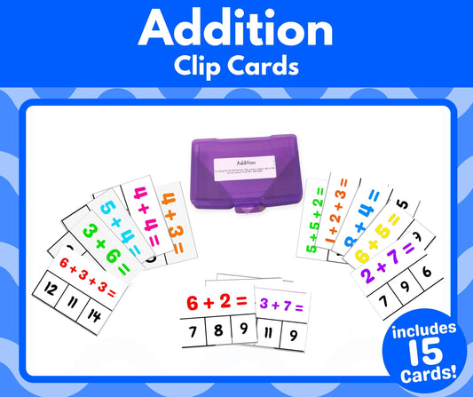 Addition Clip Cards (Task Box Activity) - Download